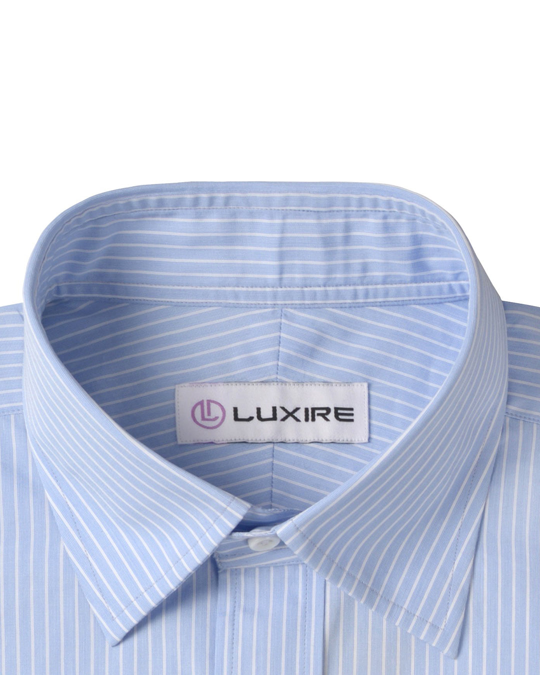 Canclini Fine Blue Dress Stripes on White - 2