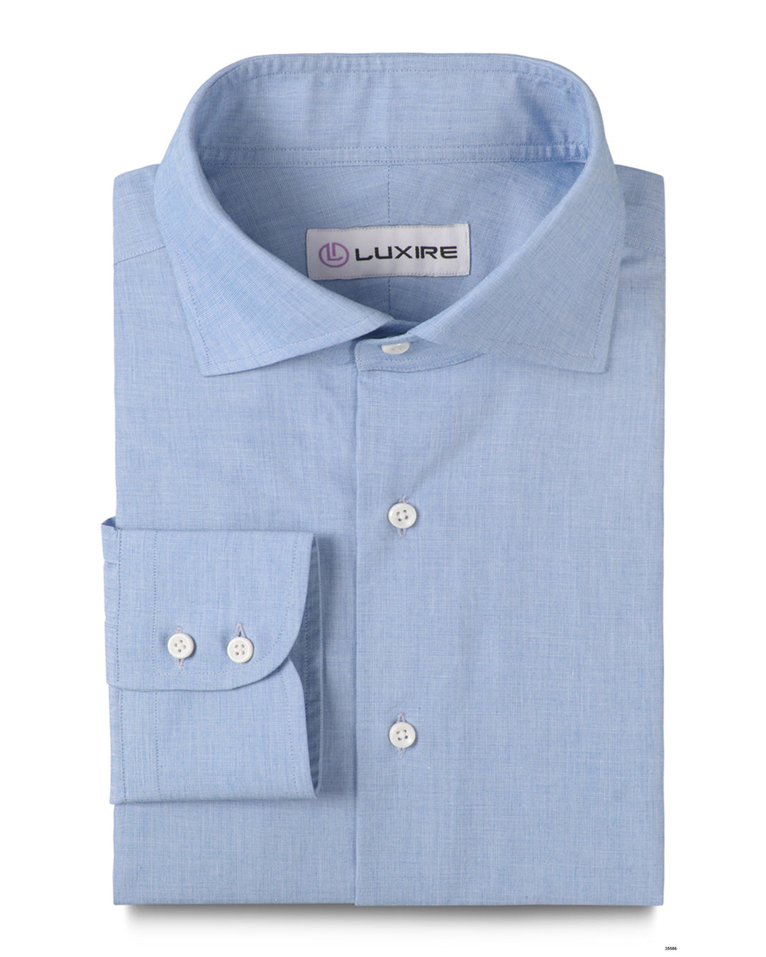 Everyday Shirt: Pale Blue End-on-End