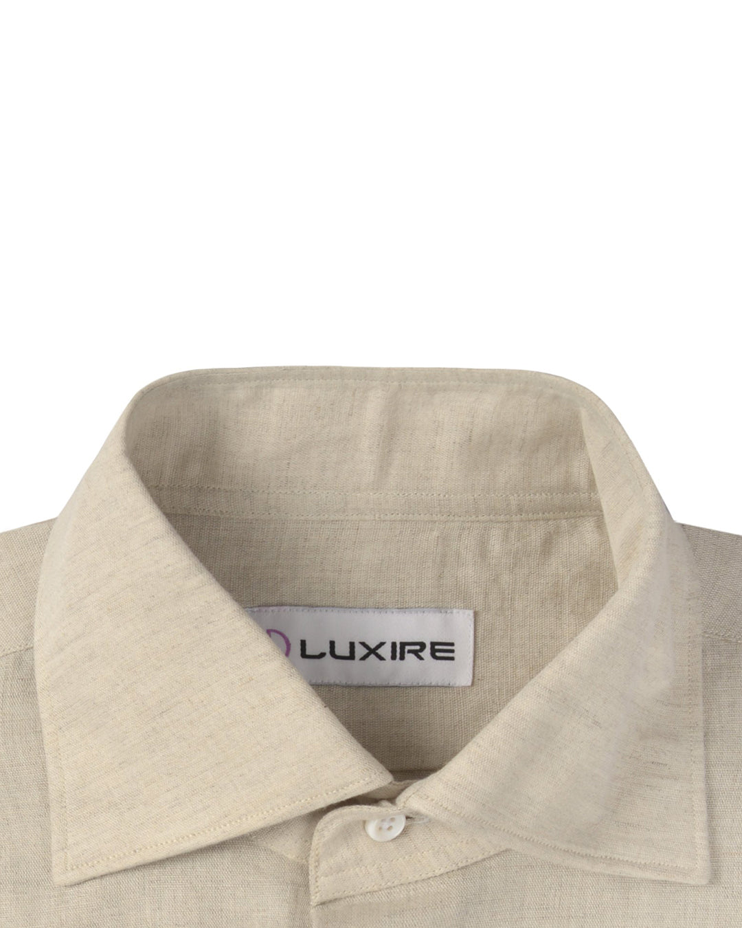 Linen Cotton: Ecru Plain - 2