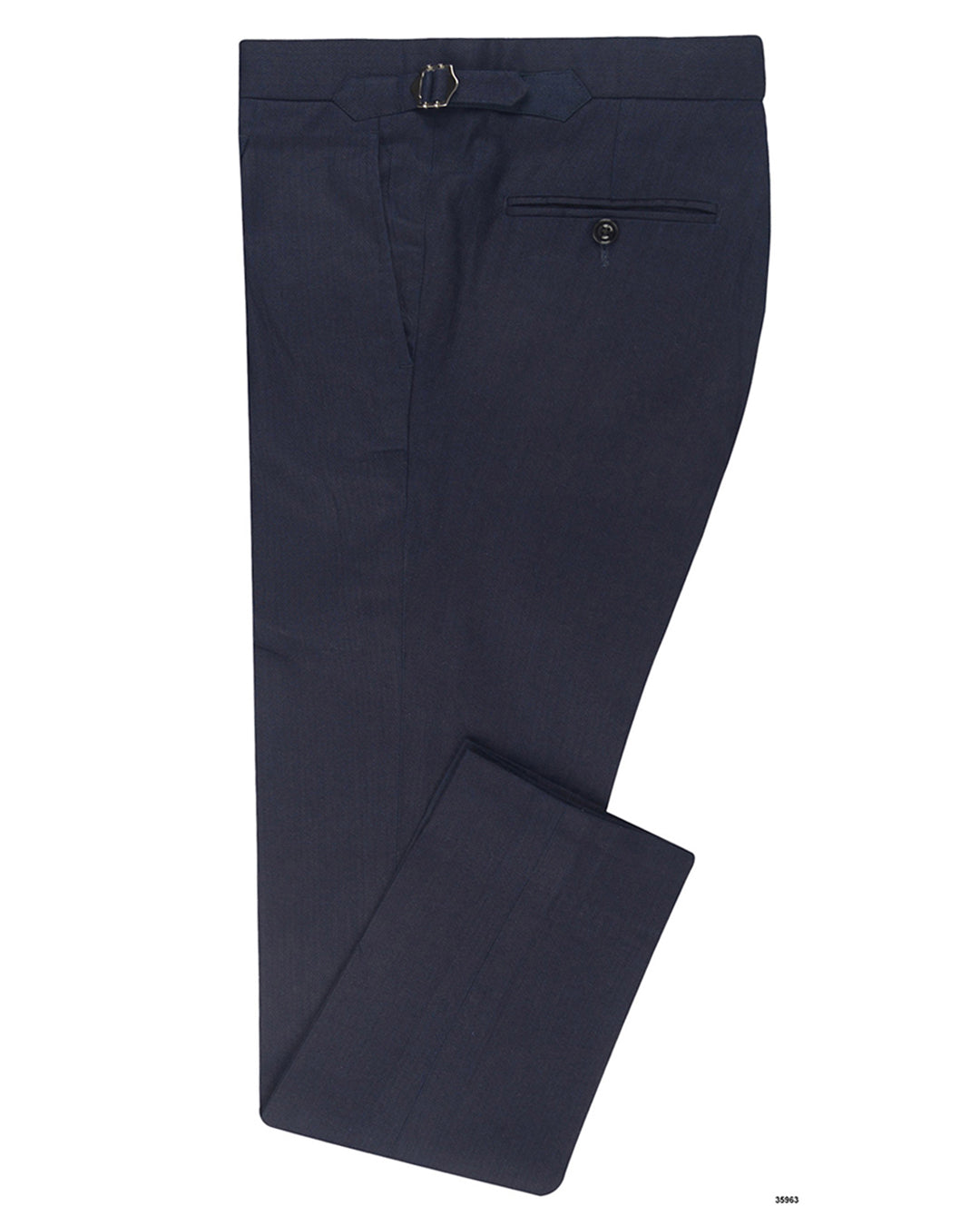 Summer Hopsack Navy Pants - 1