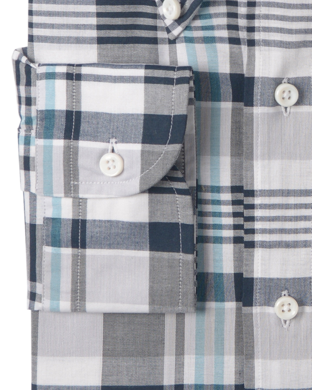 Navy Grey Madras Checks - 3