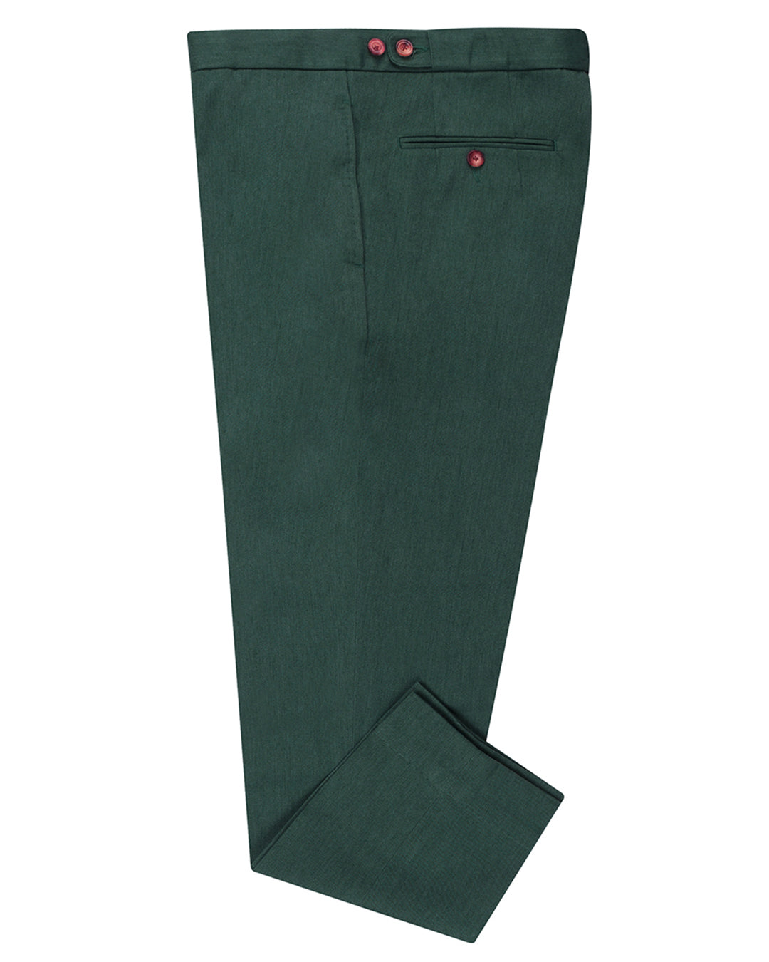 Dark Shaded Green Cotton Twill Pant