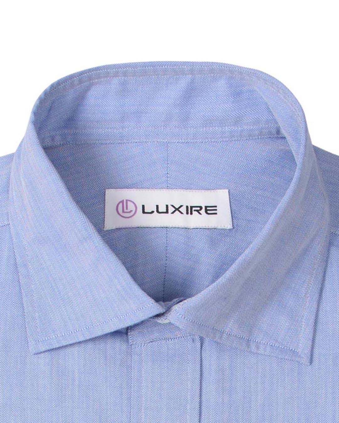 Soft Blue Herringbone - 2