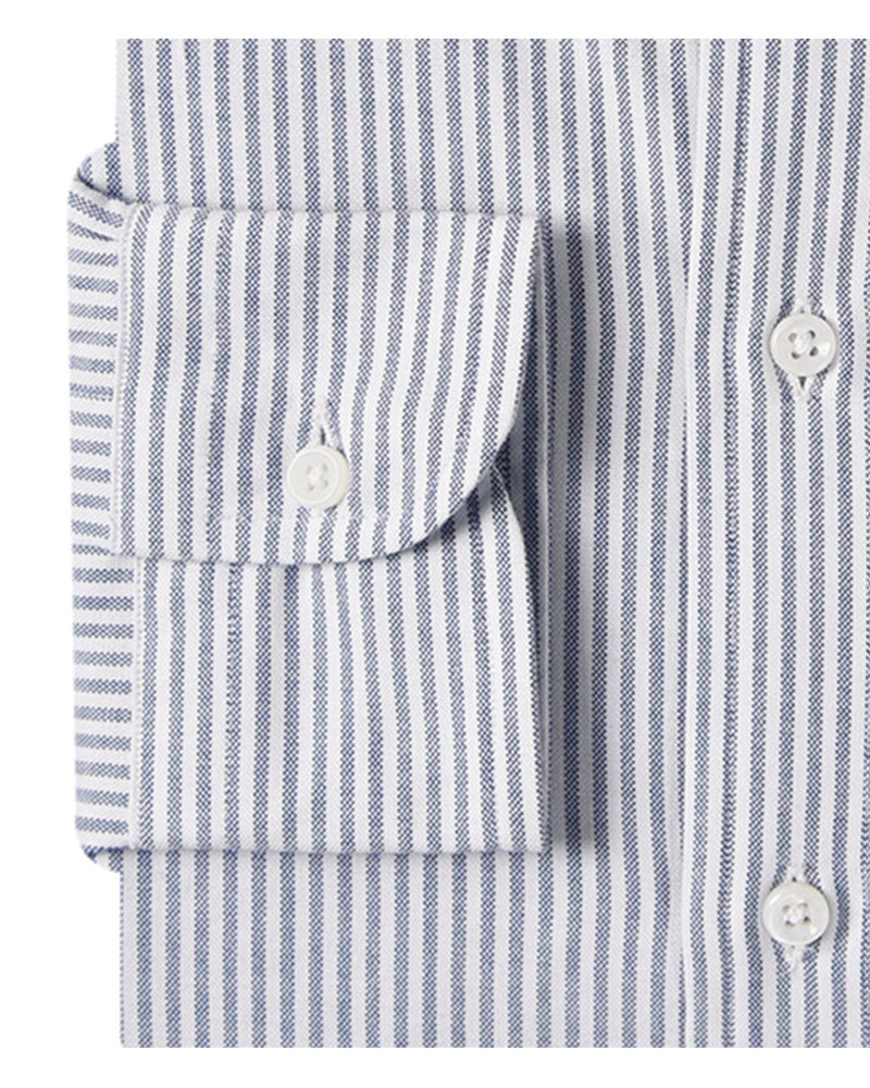 Cornflower Dress Stripes Oxford