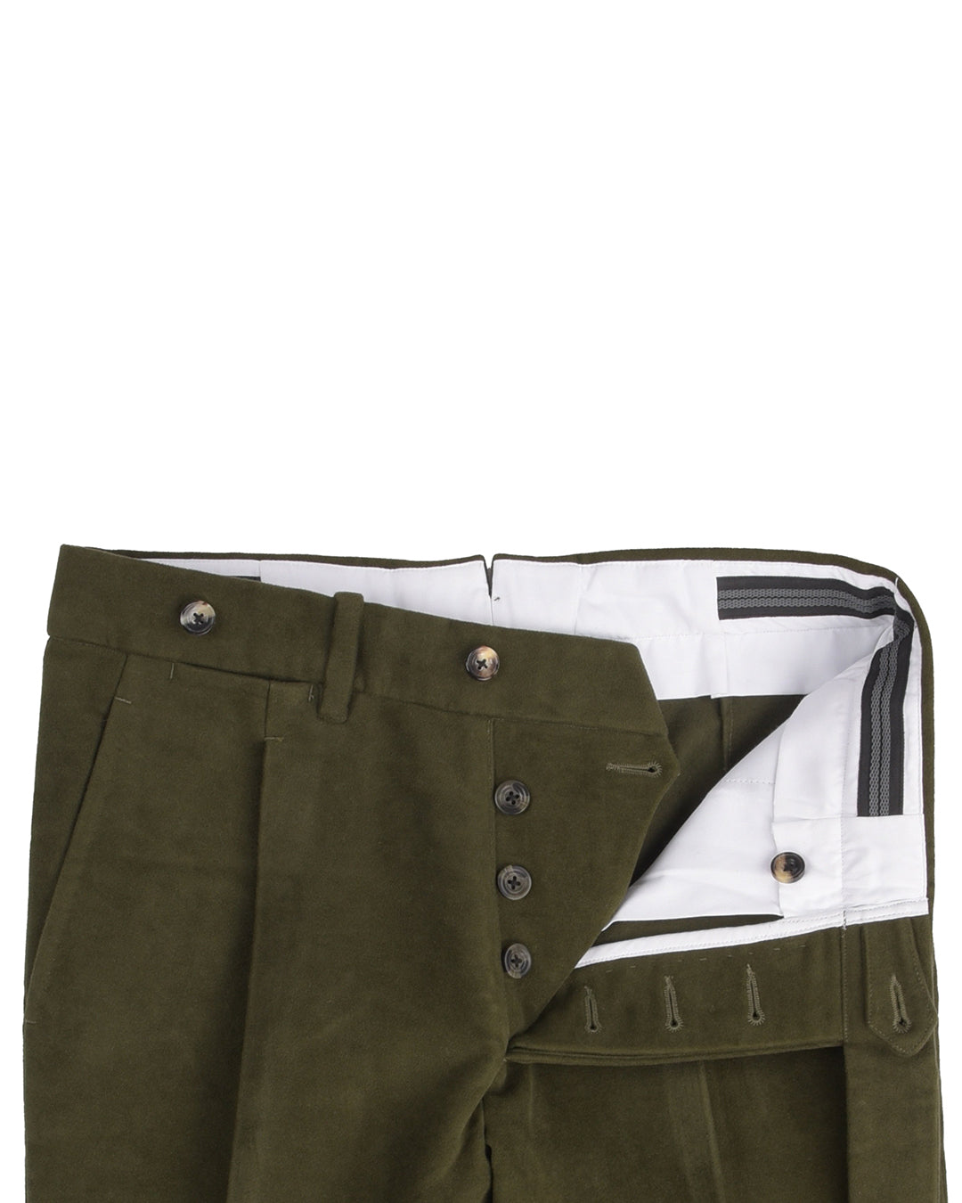Brisbane Moss Heavy Moleskin Olive - 3