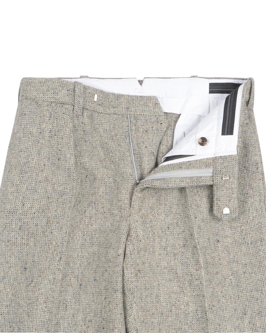 Molloy Plain Donegal Tweed Pants - Grey Opal - 3