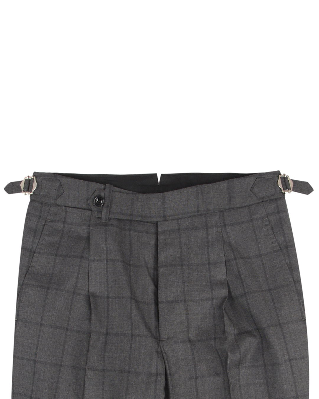 Drago: Super 160s Charcoal Checks - 4