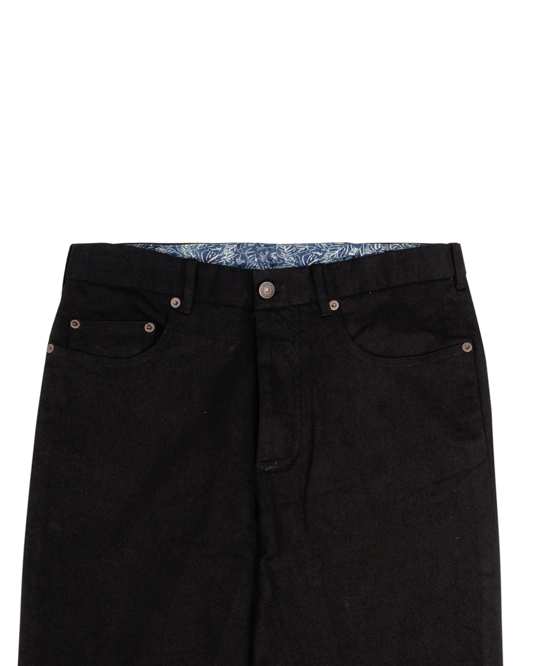 Sondrio Cotton: Black Heavy Denim Twill