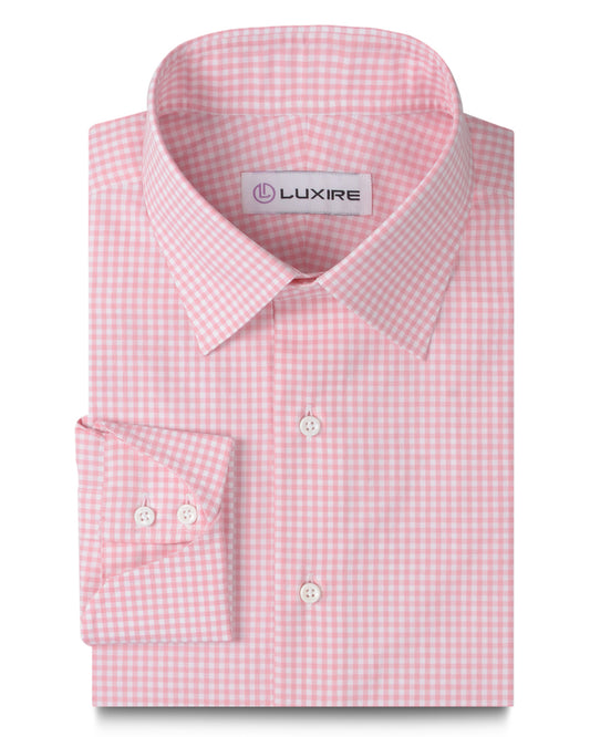 Rose Pink Light Gingham