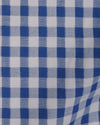 Blue White Gingham Checks