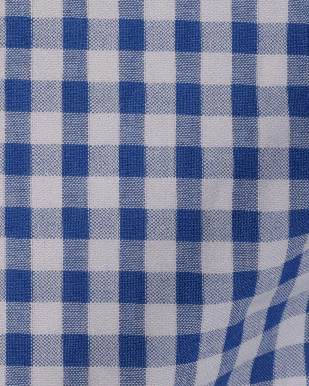 Blue White Gingham Checks