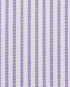 Purple Pin Stripes On White Shirt