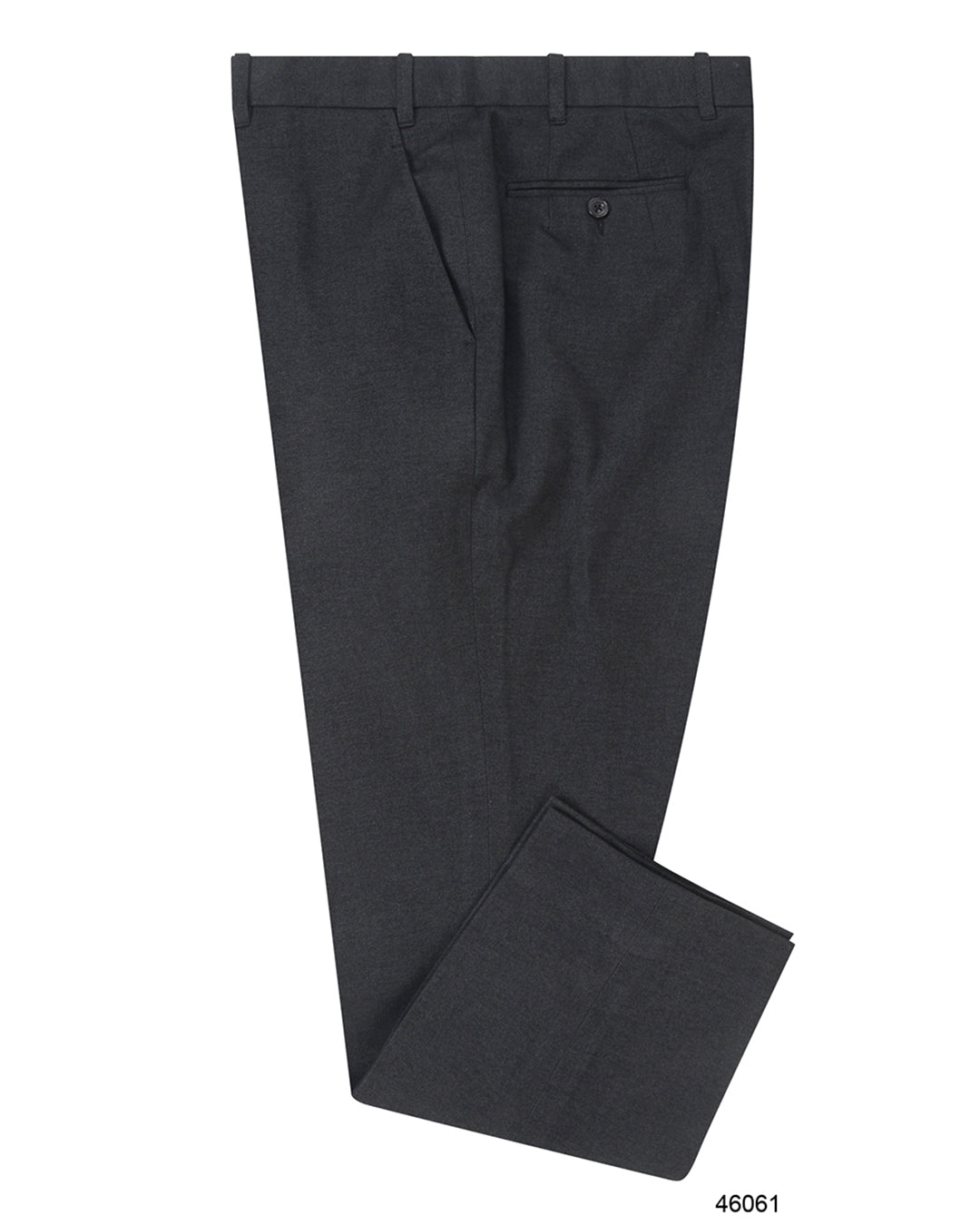 Midnight Grey Cotton Gabardine Twill - 1
