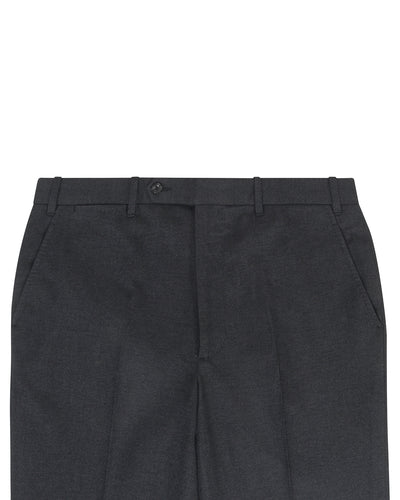 Midnight Grey Cotton Gabardine Twill