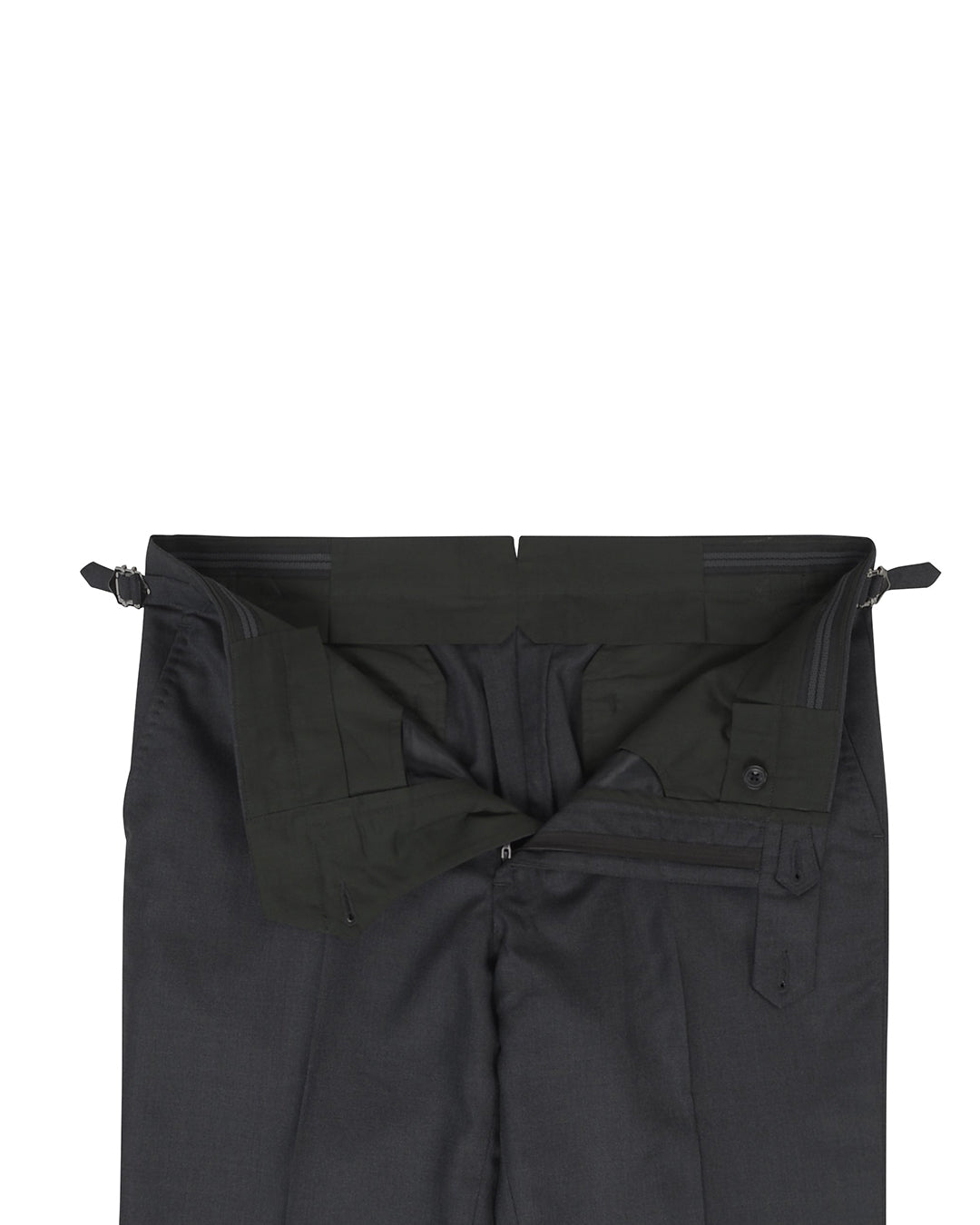 Drago Mid Grey Wool Super 160s Dress Pant - 2