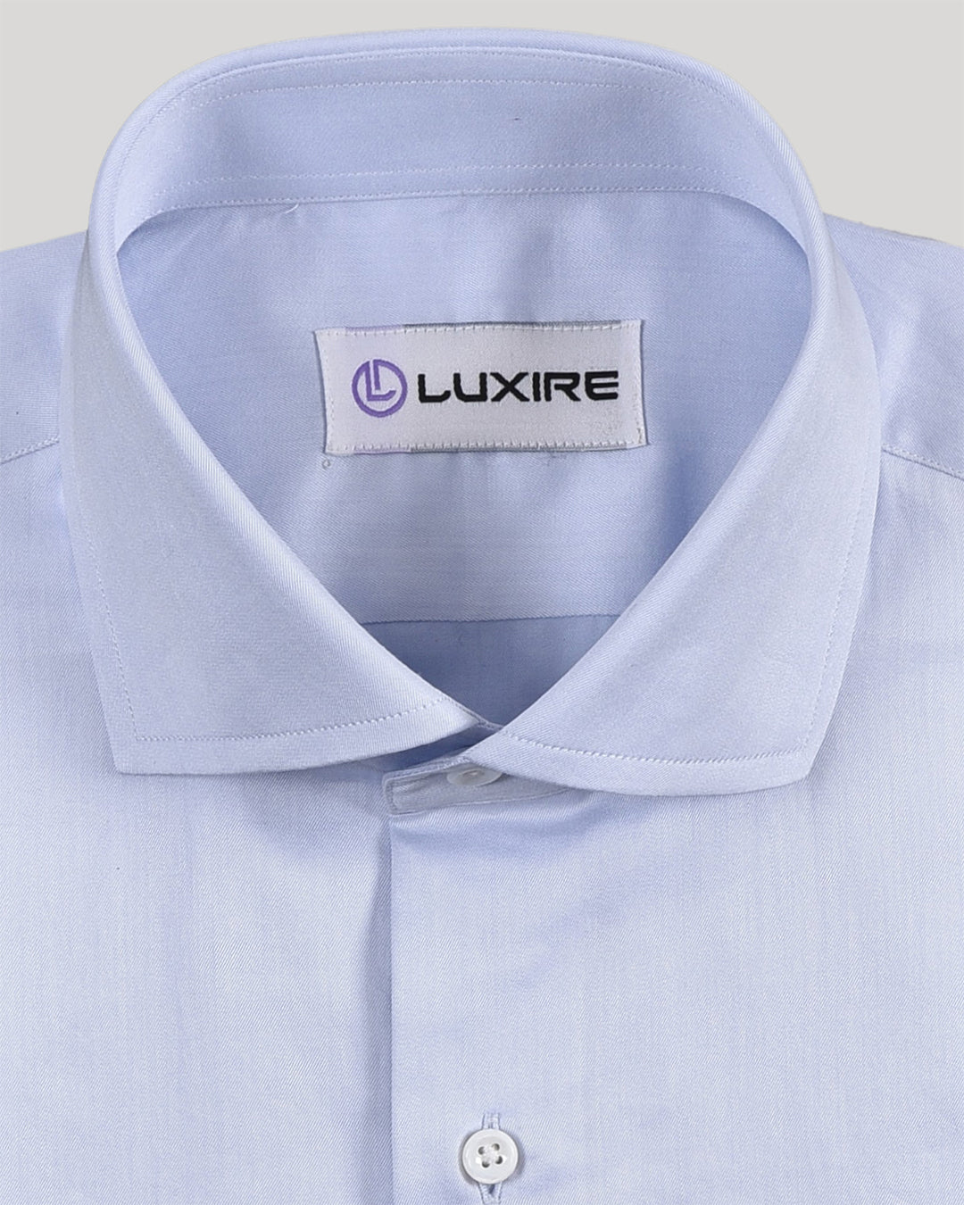 Zambiati 140/2 Powder Blue Twill Shirt - 2