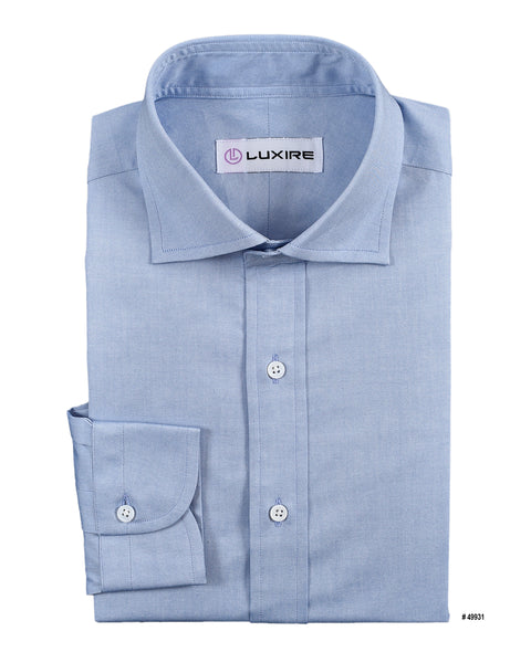 Sky Blue Pinpoint Oxford