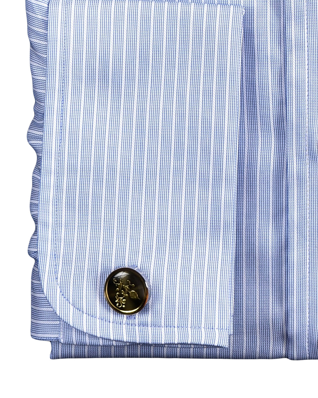 Blue White Striped Business Shirt