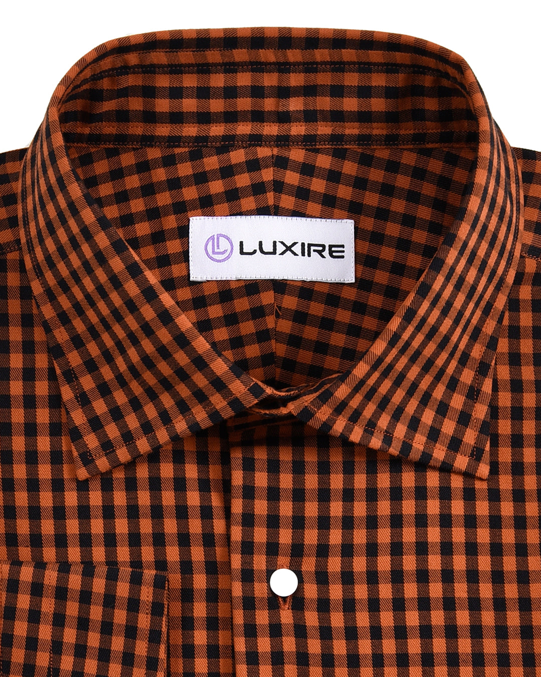 Orange Black Gingham - 2