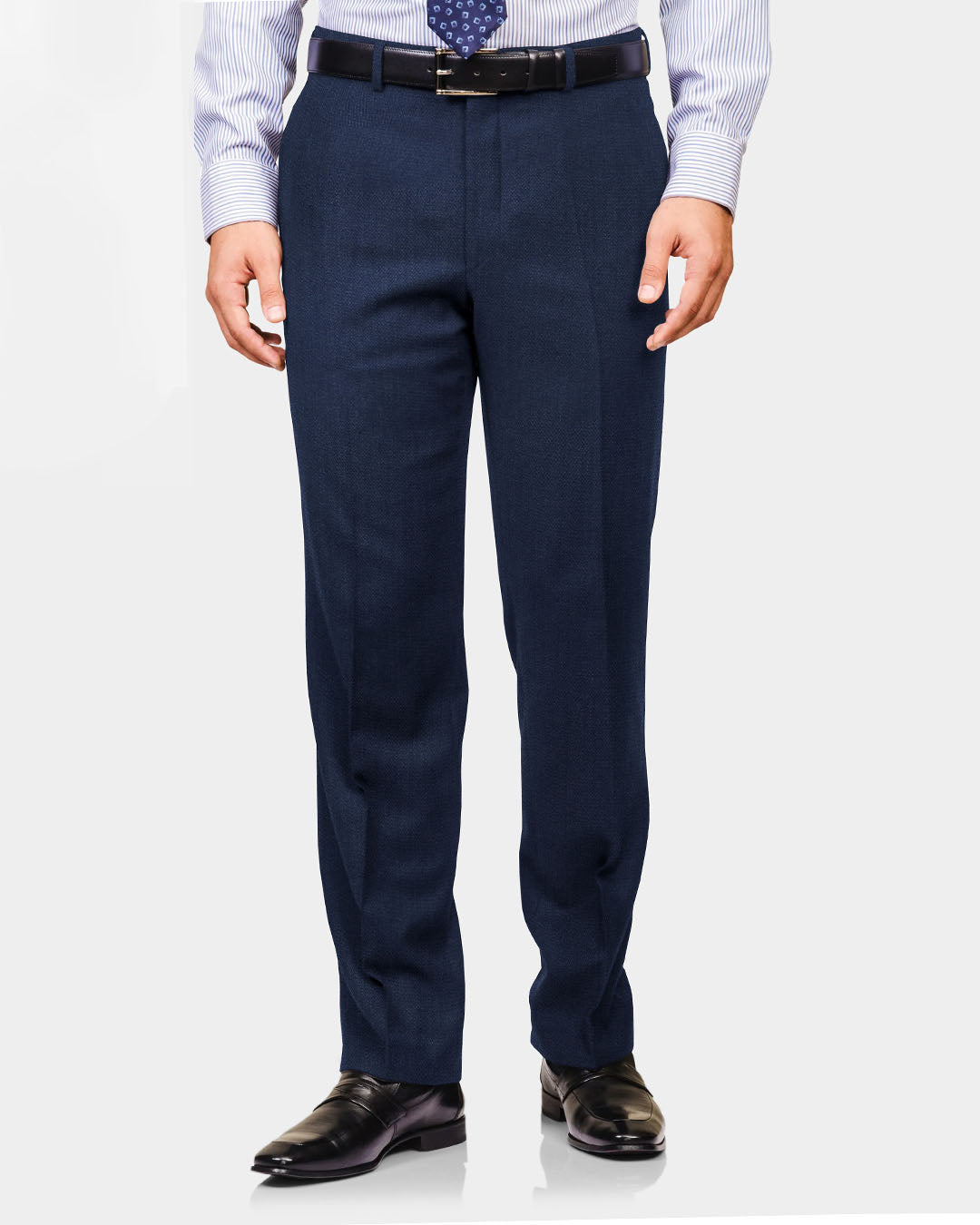 VBC 100% Wool Indigo Navy Twill Pant