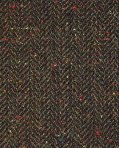 Molloy Herringbone Donegal Tweed Pants - Lovat