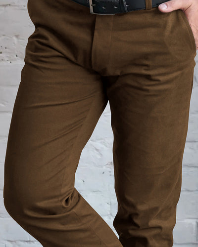 VBC:100% Wool Mud Brown Flannel