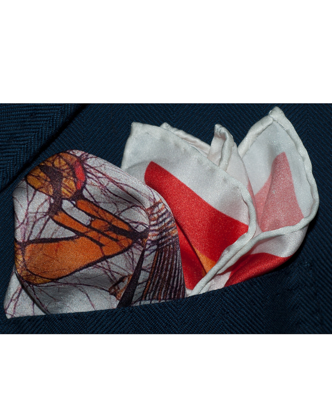Pocket Square - Village Life - 2