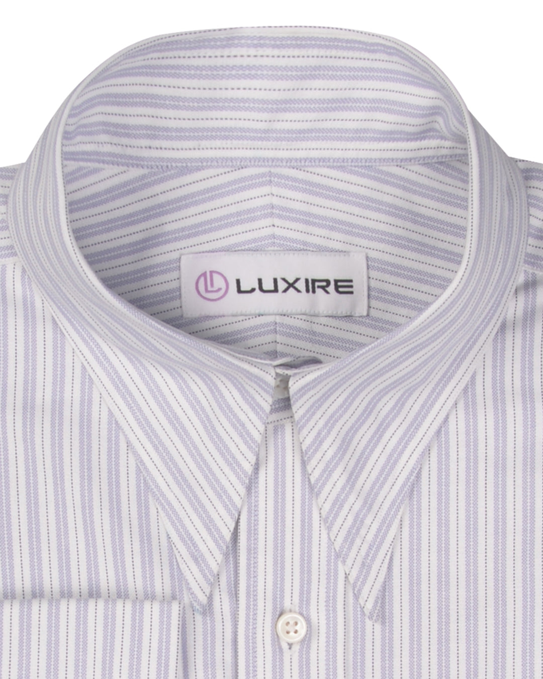 Alumo Oxford  Light Purple and Navy Stripes