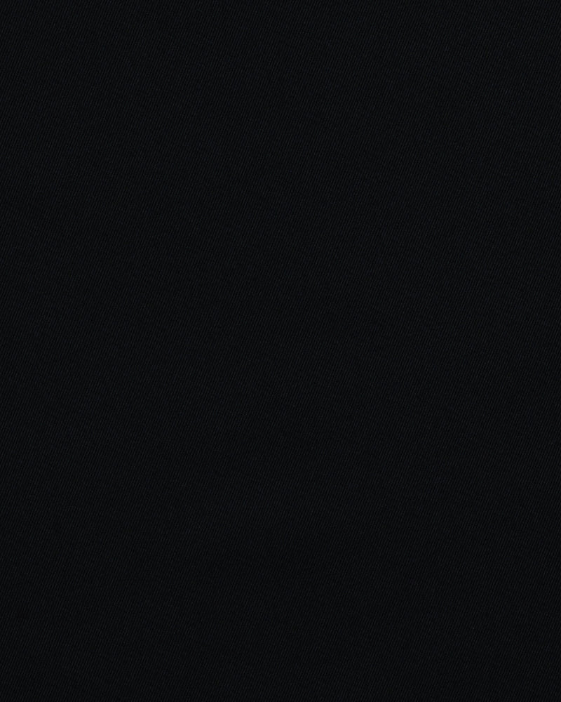 Midnight Black Twill Pants