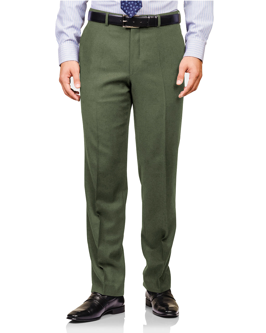 Brisbane Moss Green Twill - 1