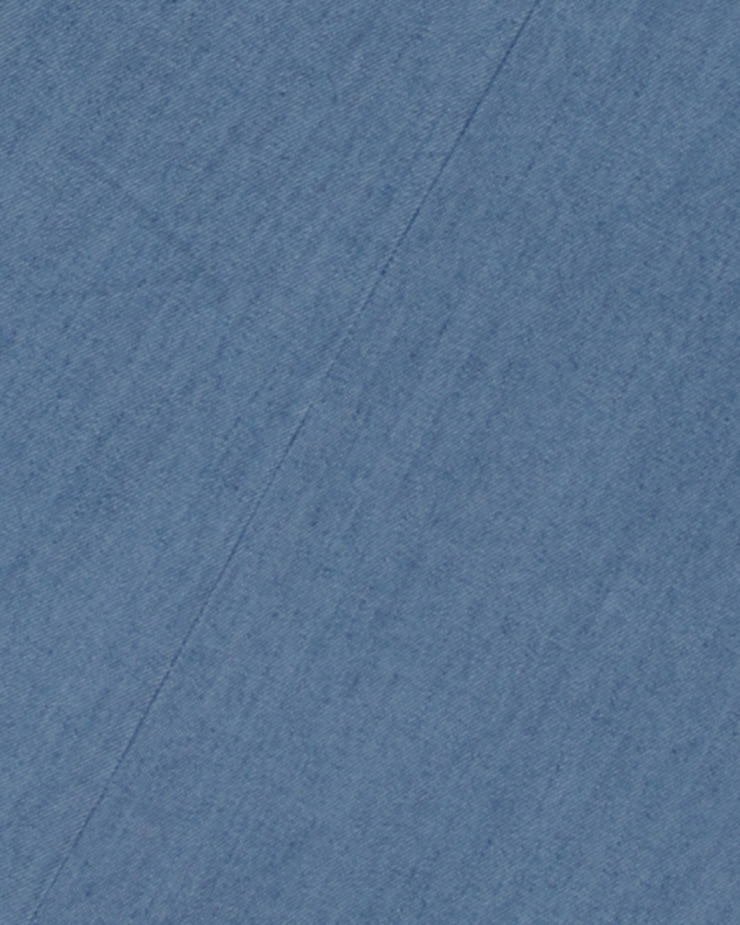 Blue Plain Cotton Pant - 6