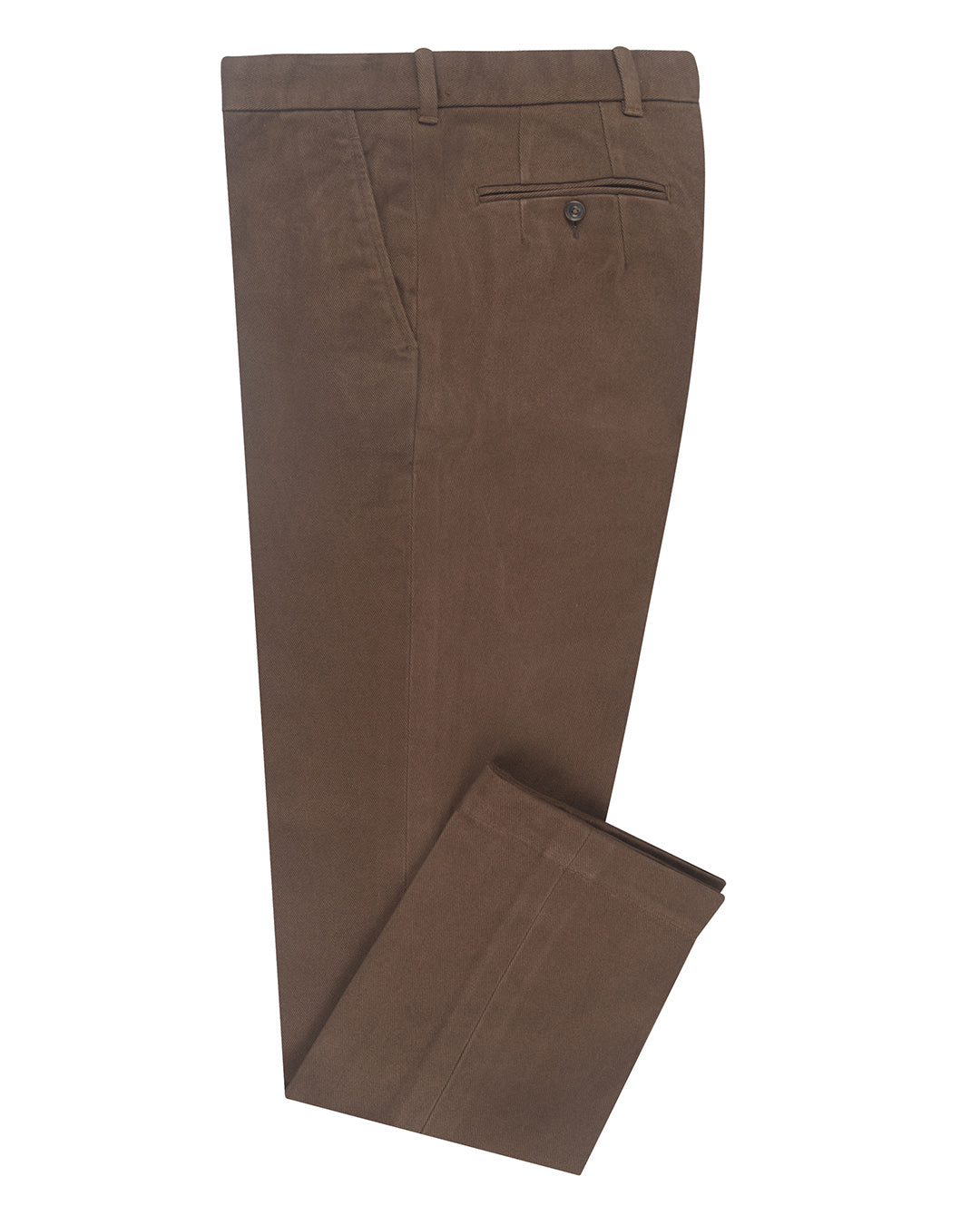 Brisbane Moss Cocoa Heavy Cotton Twill - 1