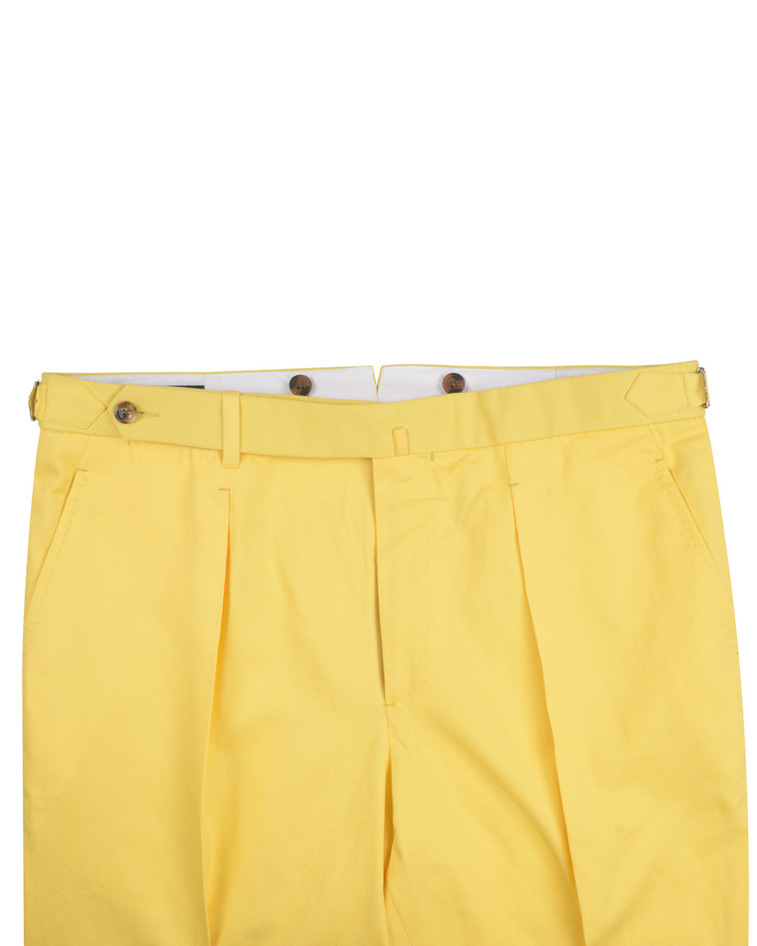 Brisbane Moss Lemon Yellow Twill - 2