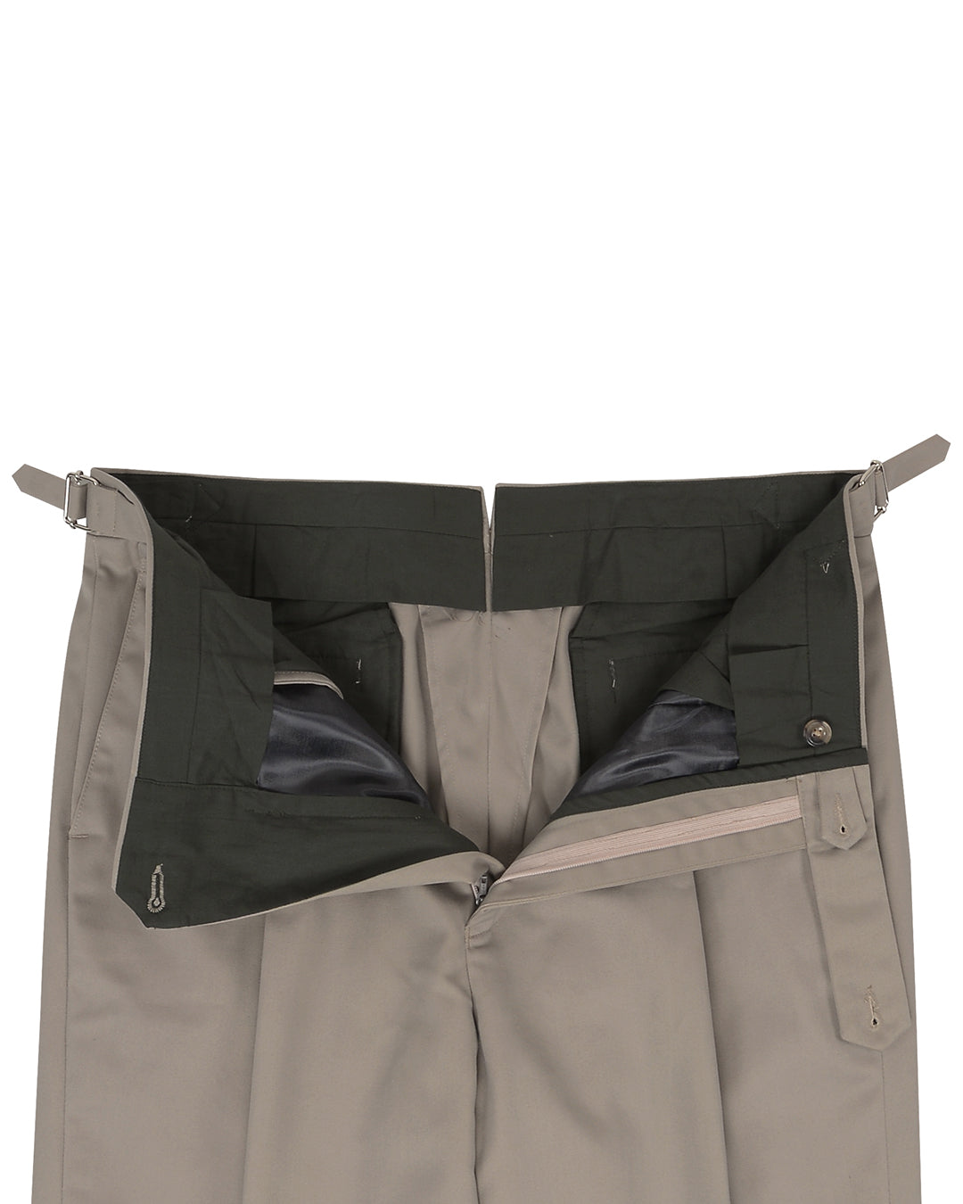 Brownish Grey Twill Chino - 3