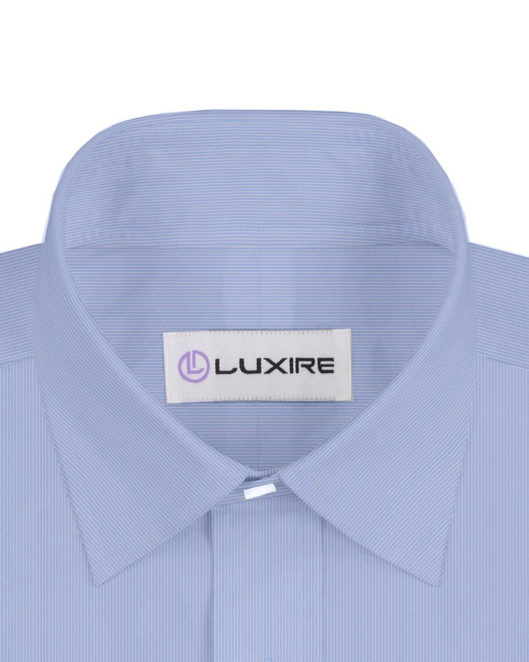 Baby Blue Whtile Candy Stripes Shirt - 2