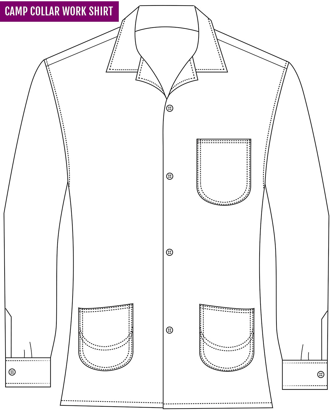 Yellow Blue Grey Herringbone Checks Work Shirt - 4