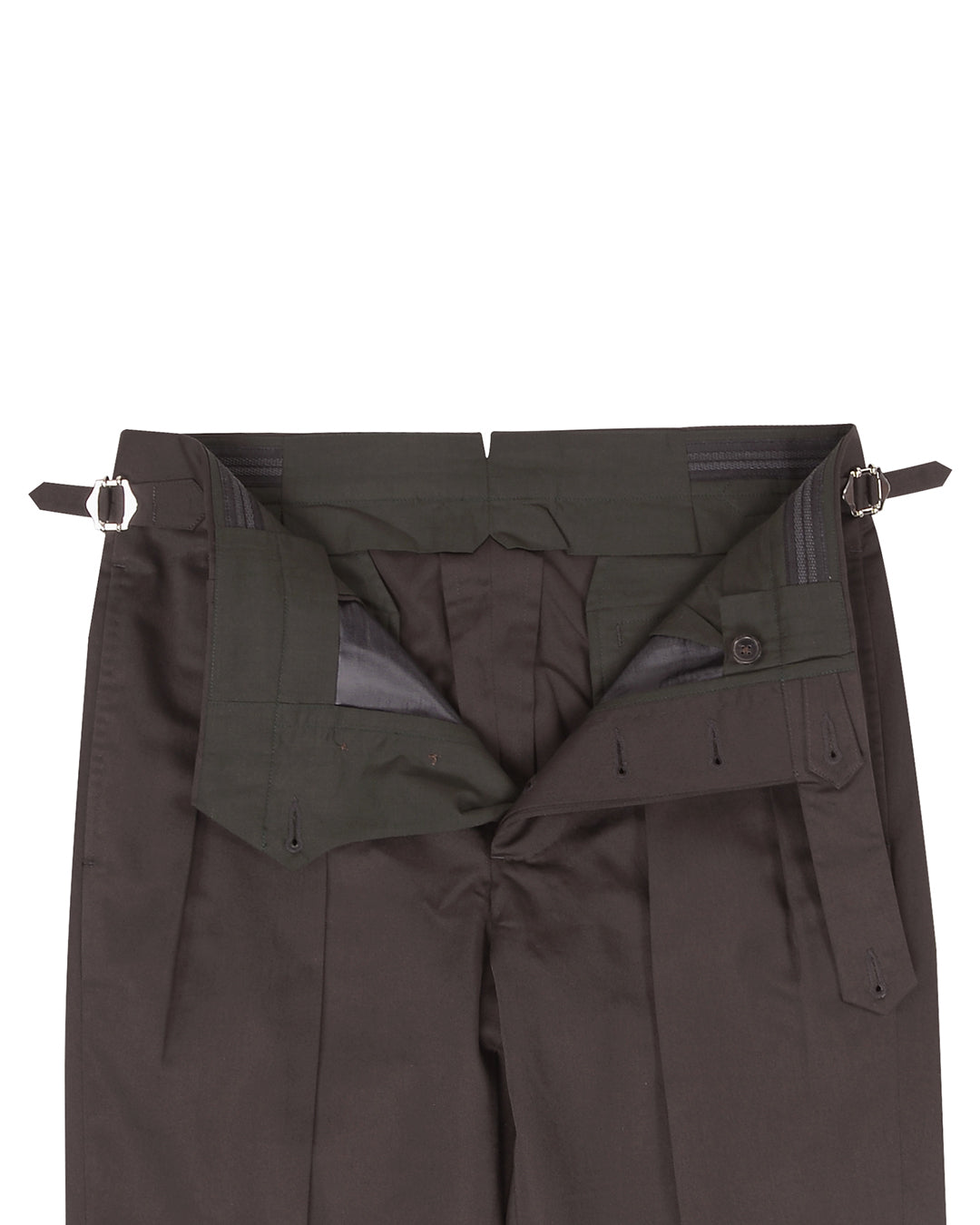 Choco Brown Plain Chino - 3