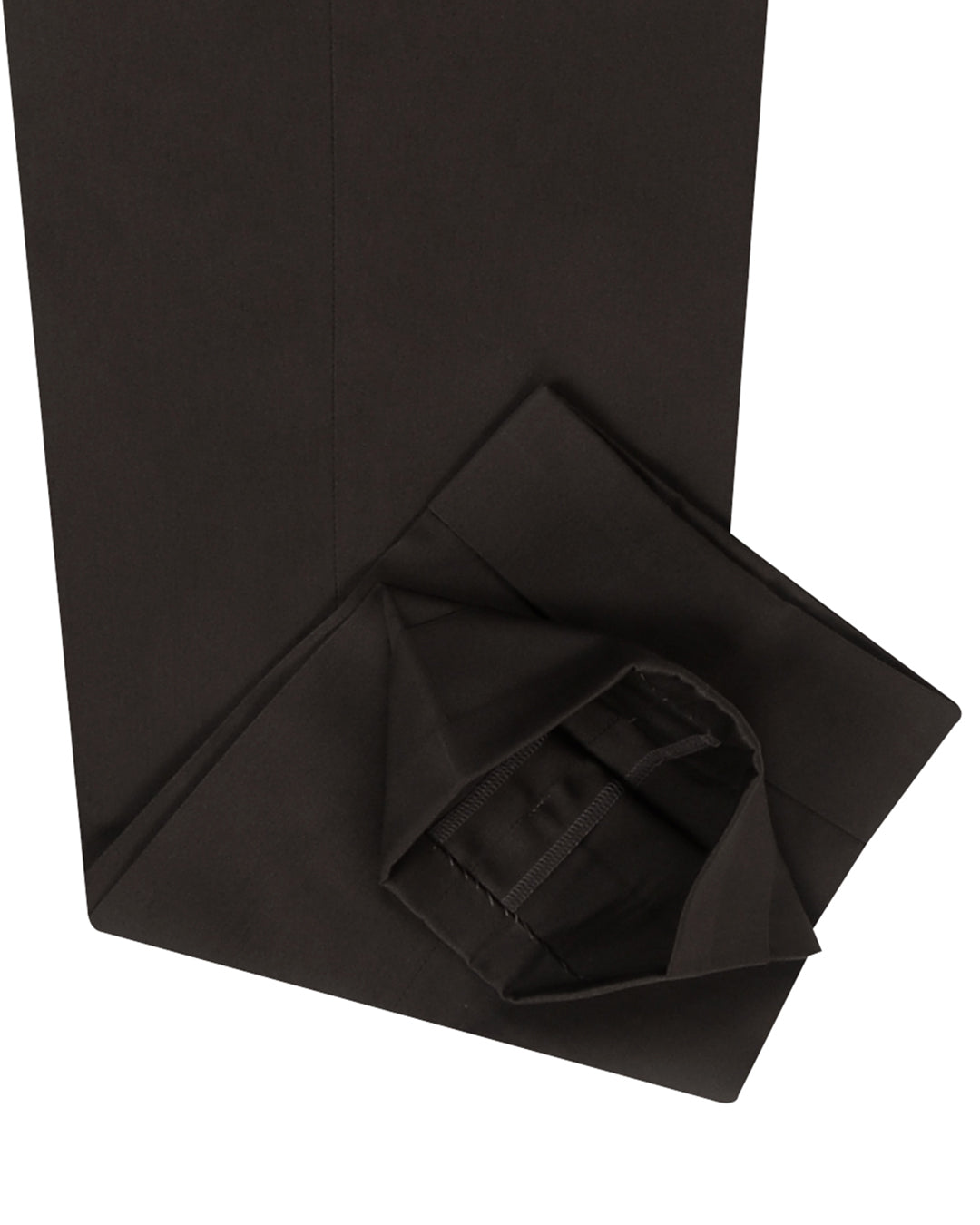 Chocolate Brown Soft Plain Chinos - 2
