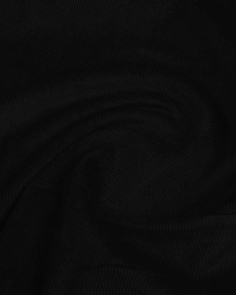 Corduroy: Black 15 Wale