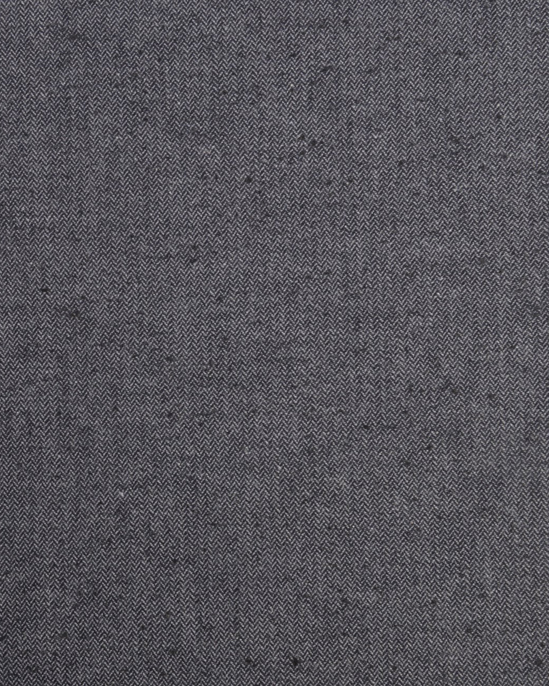 Denim: Indigo Grey Slub Herringbone - 4