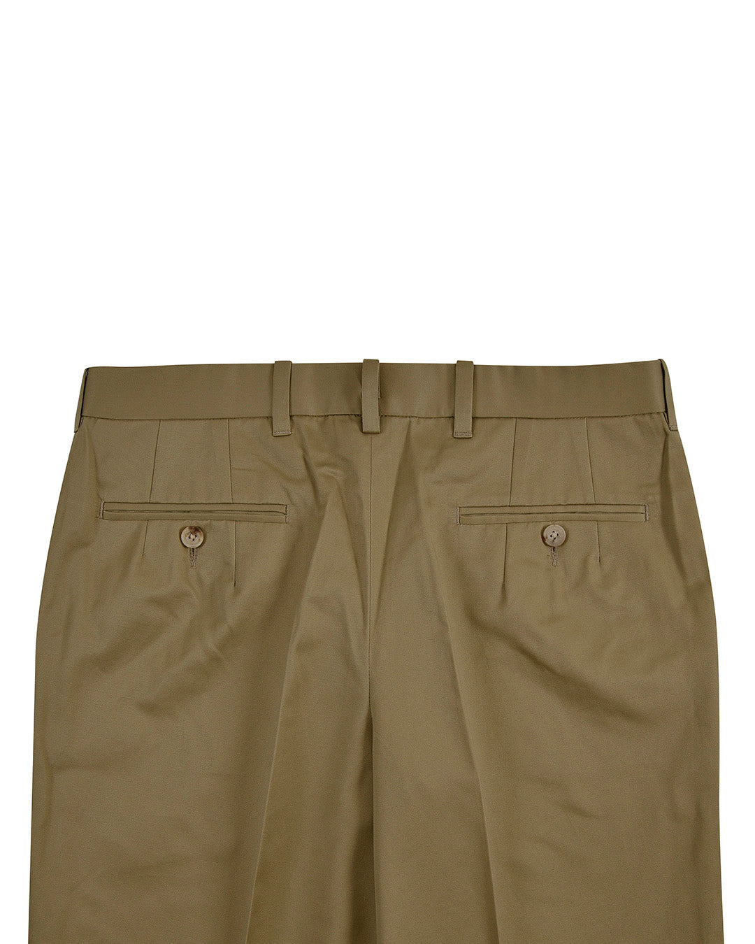 British Khaki Cotton Dress Pant - 4