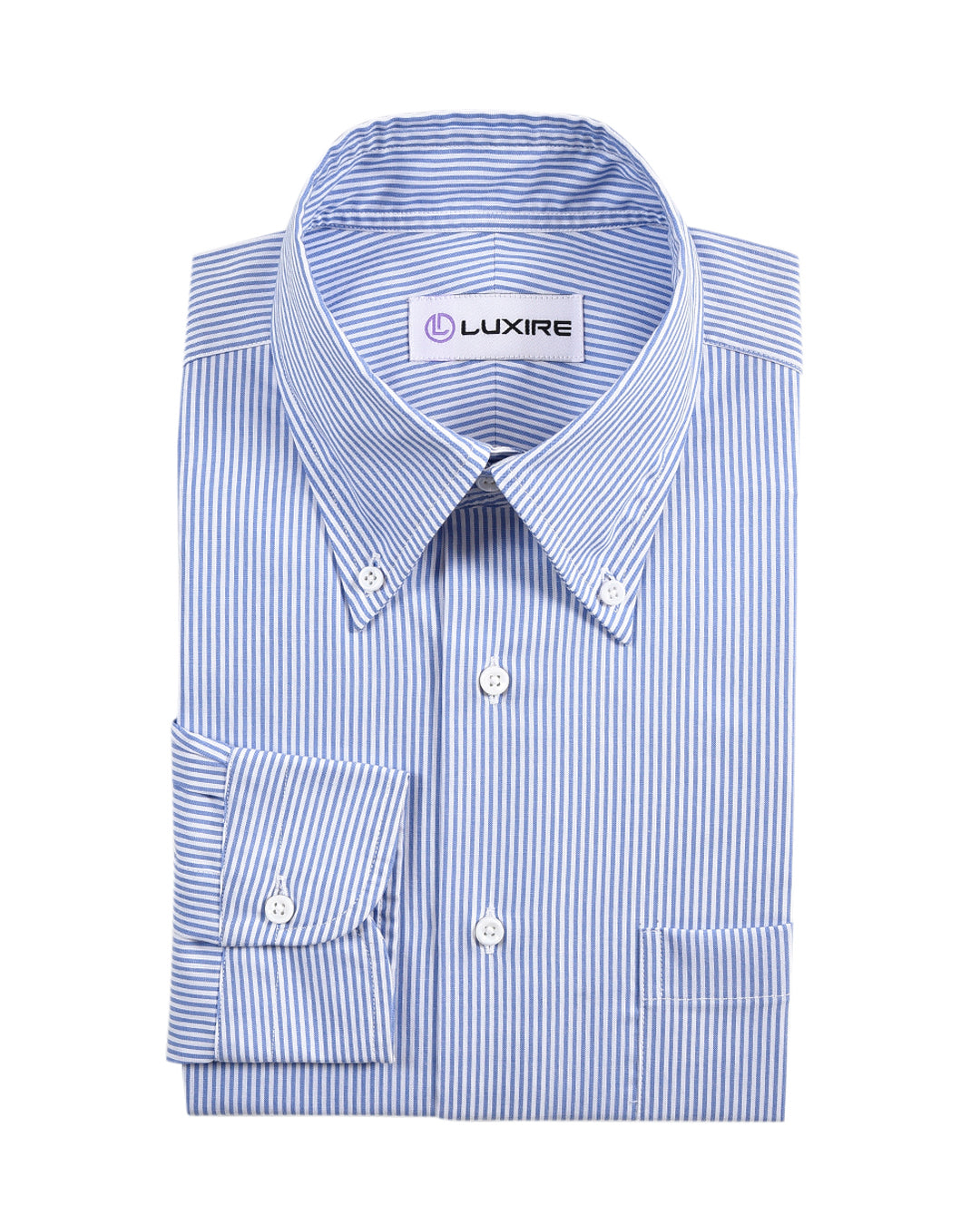 Light Blue Stripes Shirt - 6