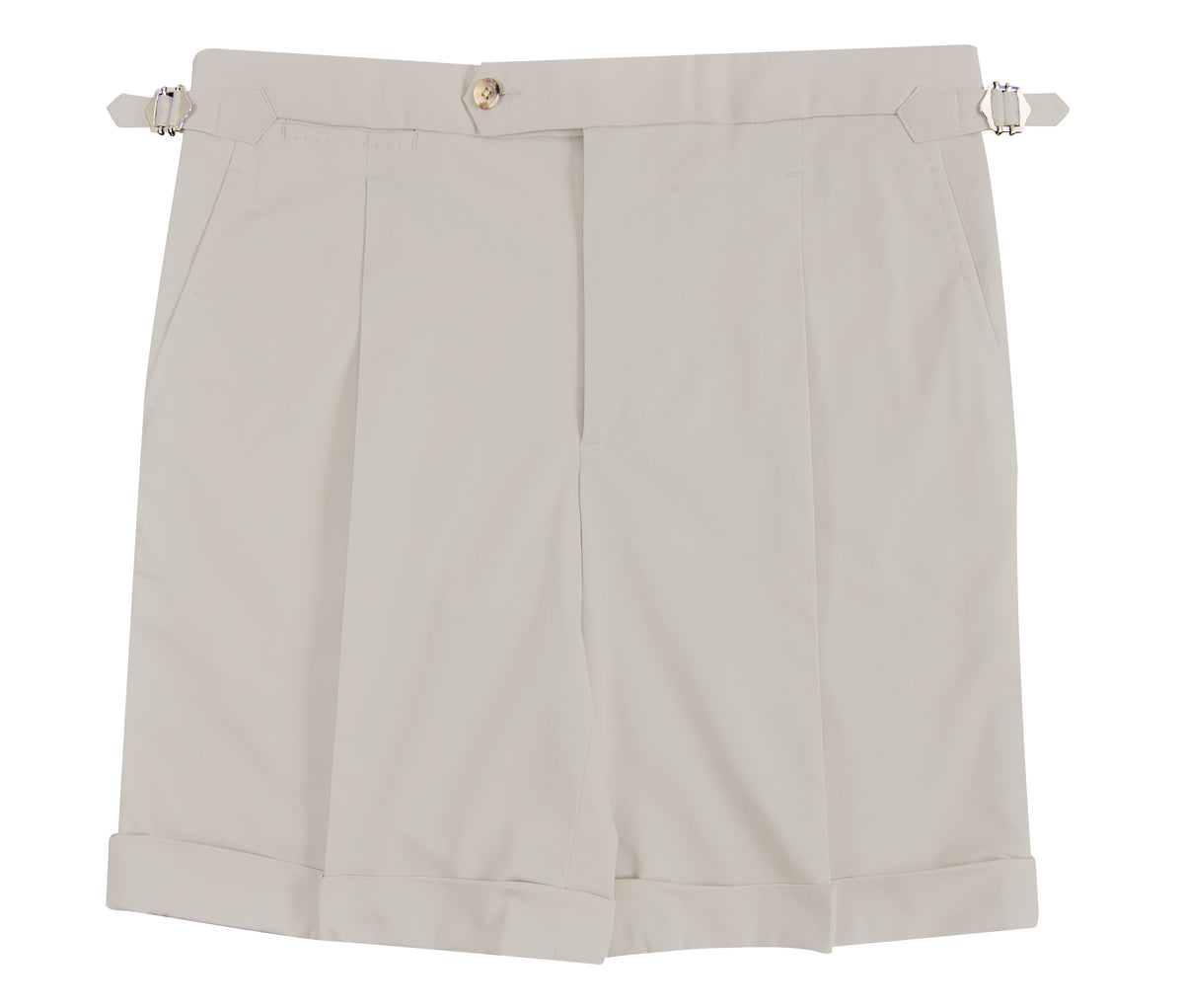 Ivory Twill Shorts - 2