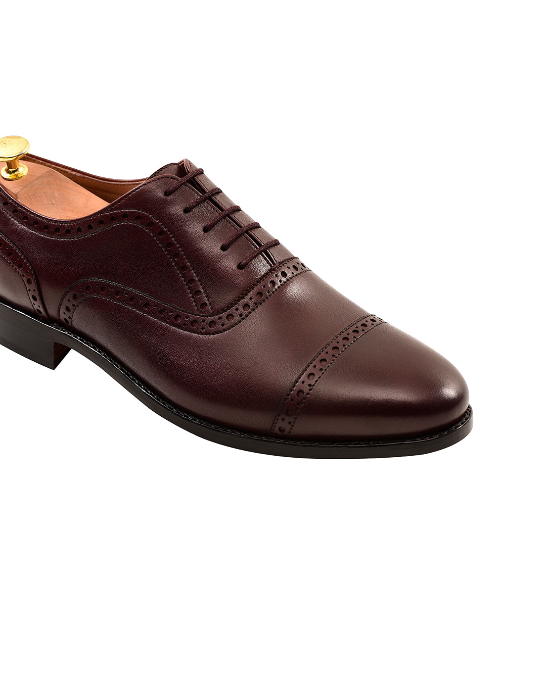 Captoe Oxford Semi Brogue Burgundy - 3