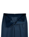 Linen Cotton Canvas: Steel Blue Dress Pant