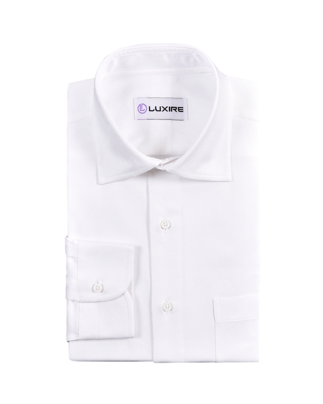 Brembana 2-Ply Giza White Hampton Twill Shirt