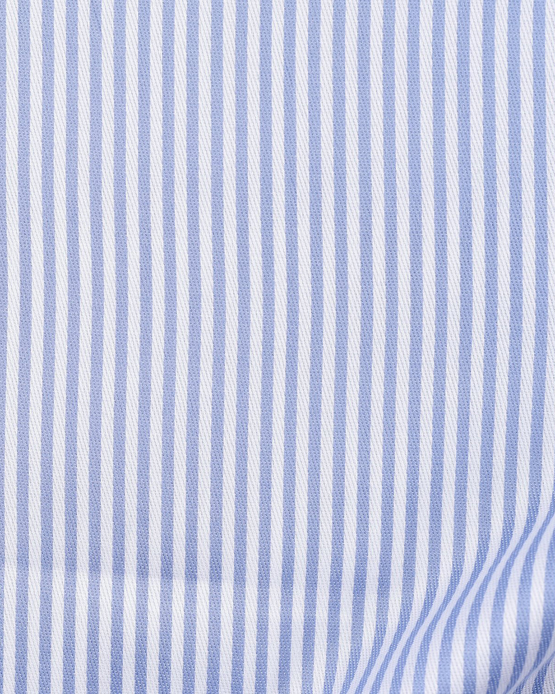 Light Blue Twill Dress Stripe