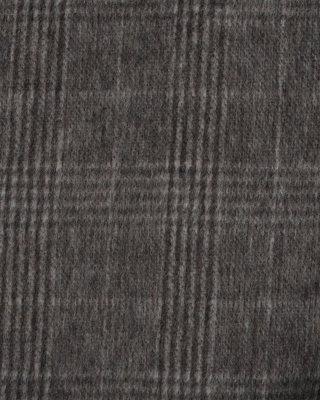 Loro Piana: Brown Glen Checks Cashmere - 2