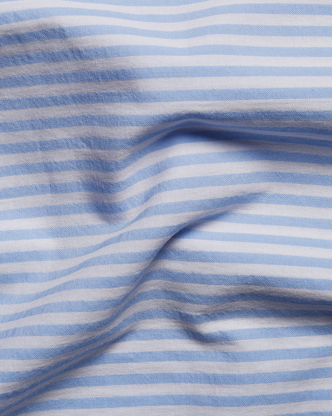 Powder Blue White Candy Stripes Seersucker - 4