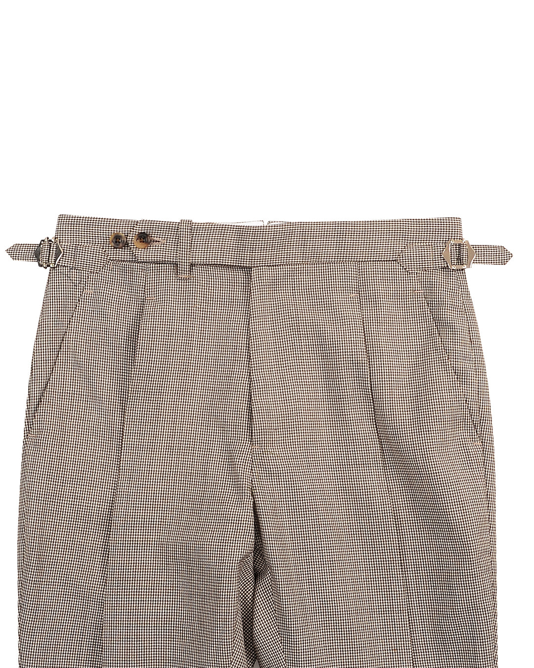 Dugdale Fine Worsted - Brown Houndstooth - 2